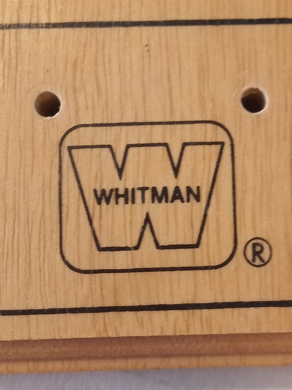 Whitman Wooden Cribbage Board - Natural Wood - Picture 2 of 4